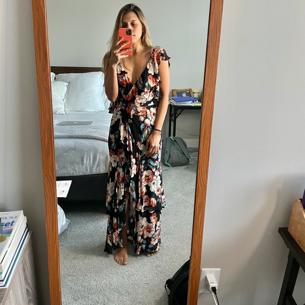 Maxi flower dress